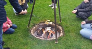 Marshmallows rösten